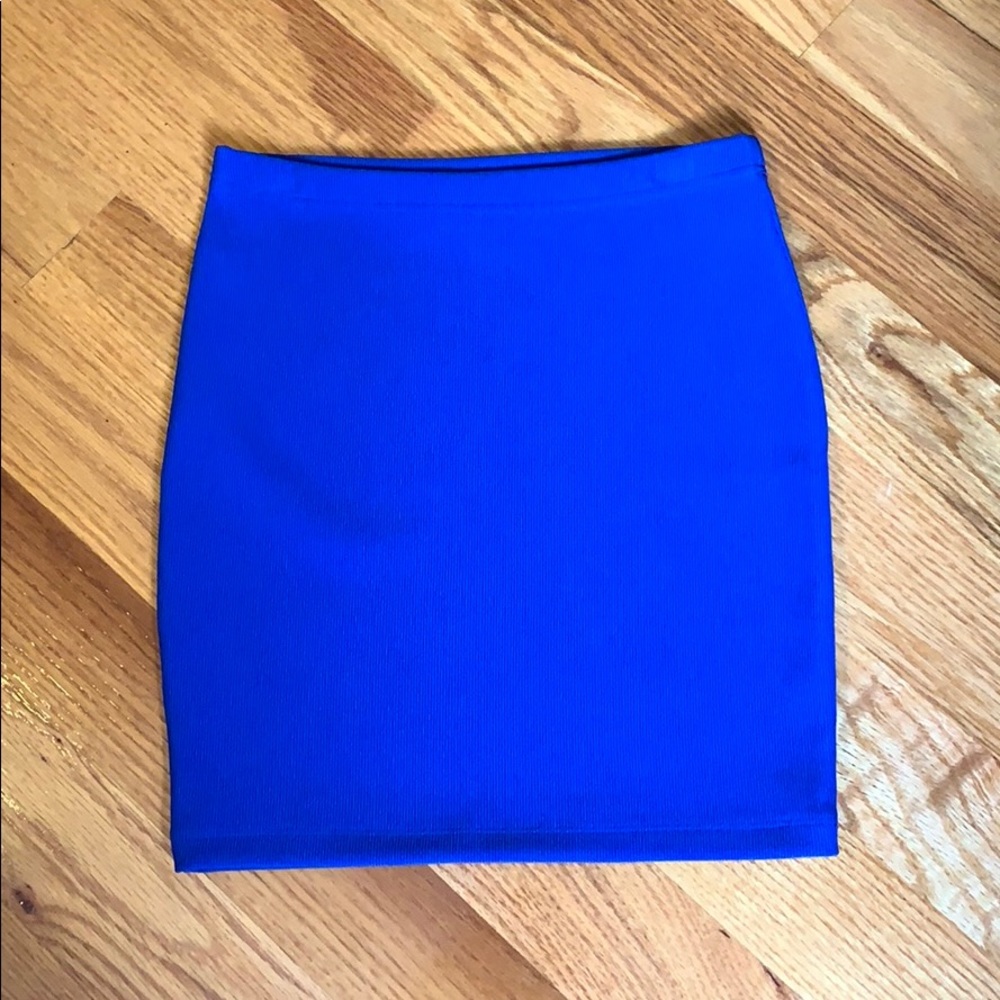Blue Mini Skirt